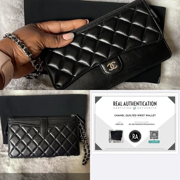 Chanel wrist wallet hotsell